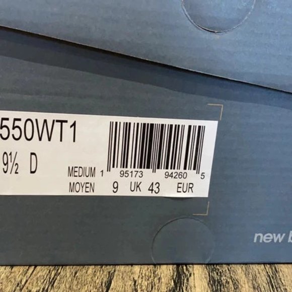 New balance 550 White and Green, brand new! main image 4